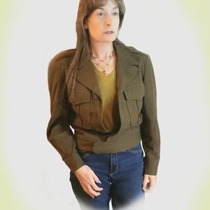 Vintage 1948 wool Eisenhower army jacket.